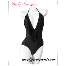 Swimwear de uma peça de Lady Sexy com estrutura V